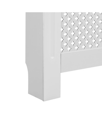 Cache-radiateurs 2 pcs Blanc 112x19x81,5 cm MDF