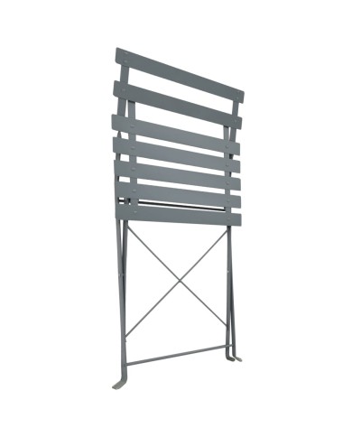 Mobilier de bistro 3 pcs Acier Gris