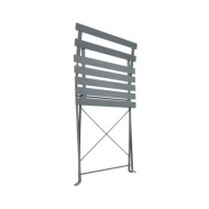 Mobilier de bistro 3 pcs Acier Gris