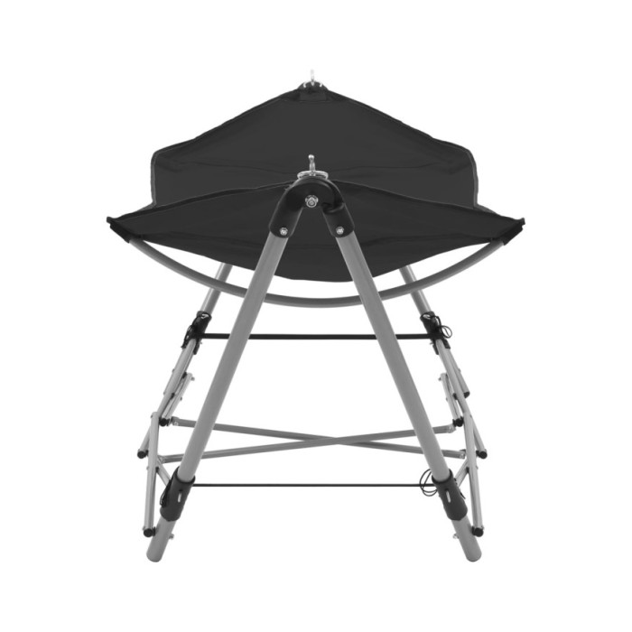 Hamac avec support pliable Noir