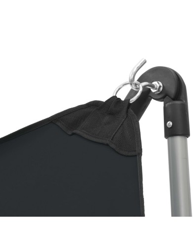 Hamac avec support pliable Noir
