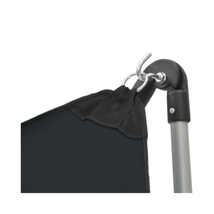 Hamac avec support pliable Noir