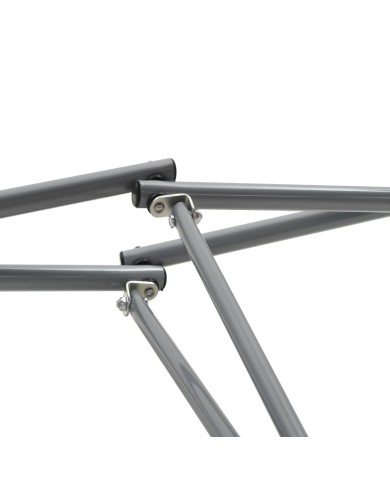 Hamac avec support pliable Noir