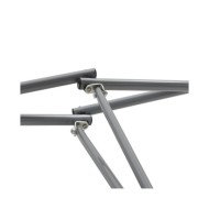Hamac avec support pliable Noir