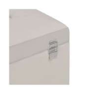 Banc avec compartiment de rangement Gris 80 cm Velours
