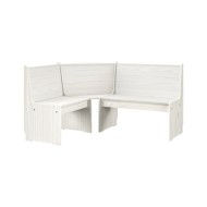 Meubles à dîner 3 pcs Blanc Bois de pin massif