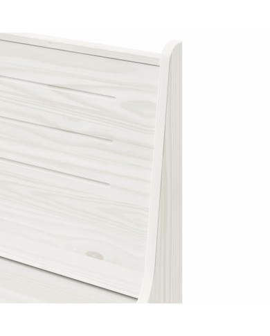 Meubles à dîner 3 pcs Blanc Bois de pin massif