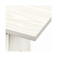 Meubles à dîner 3 pcs Blanc Bois de pin massif