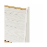 Meubles à dîner 3 pcs Marron miel et blanc Bois de pin massif