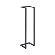 Porte-serviette Noir 25x20x95 cm Fer