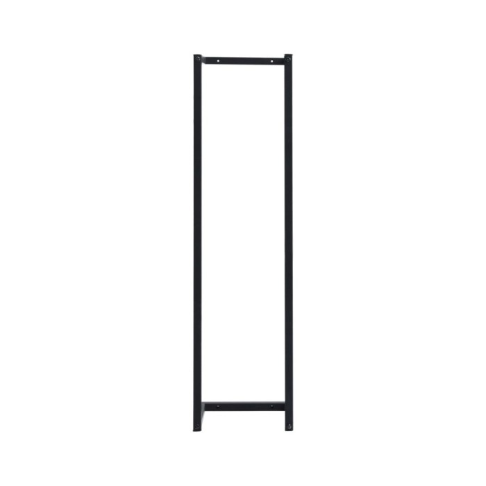 Porte-serviette Noir 25x20x95 cm Fer