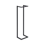 Porte-serviette Noir 25x20x95 cm Fer