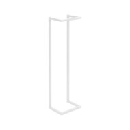 Porte-serviette Blanc 25x20x95 cm Acier
