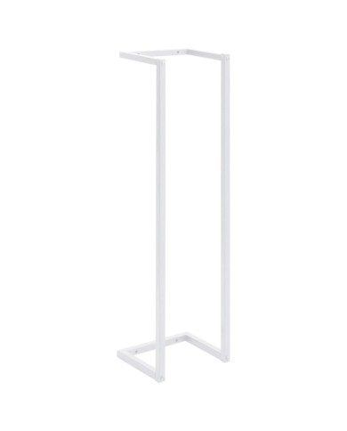 Porte-serviette Blanc 25x20x95 cm Acier