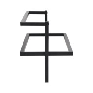 Porte-serviettes Noir 95x25x22 cm Fer