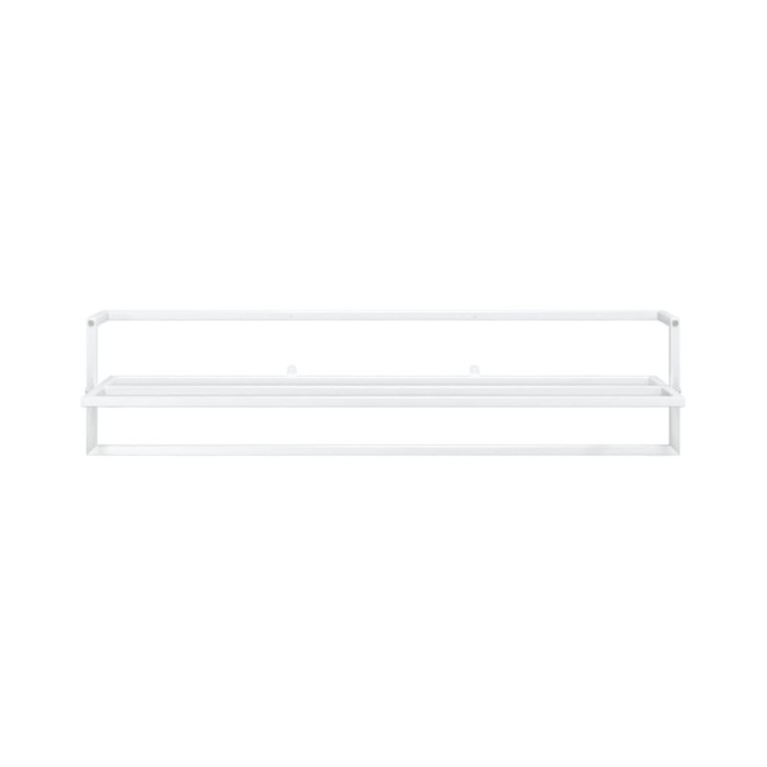 Porte-serviettes Blanc 95x25x22 cm Fer