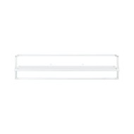 Porte-serviettes Blanc 95x25x22 cm Fer