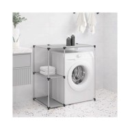 Support de rangement sur la machine à laver Gris 87x55x90,5 cm