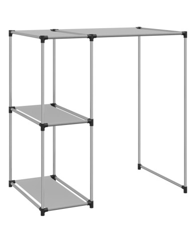 Support de rangement sur la machine à laver Gris 87x55x90,5 cm