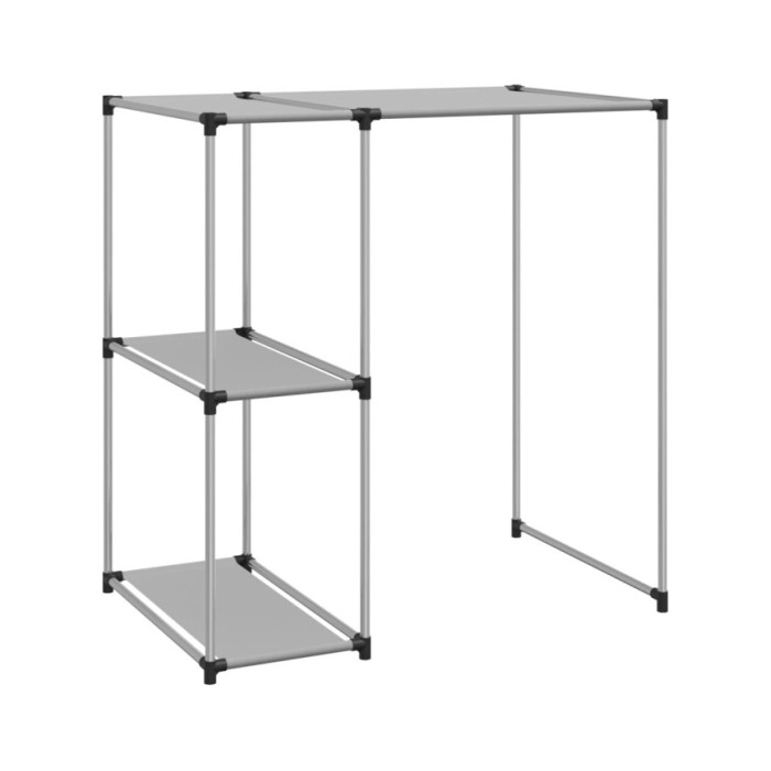 Support de rangement sur la machine à laver Gris 87x55x90,5 cm
