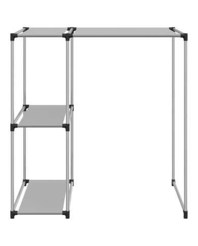 Support de rangement sur la machine à laver Gris 87x55x90,5 cm