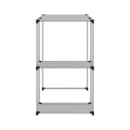 Support de rangement sur la machine à laver Gris 87x55x90,5 cm