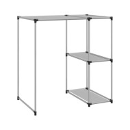 Support de rangement sur la machine à laver Gris 87x55x90,5 cm