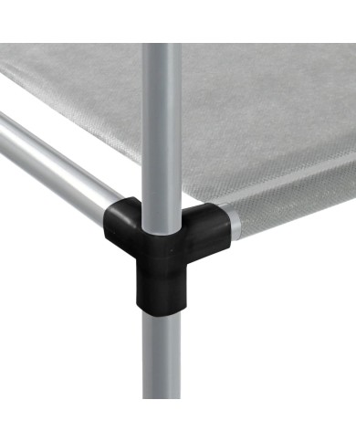 Support de rangement sur la machine à laver Gris 87x55x90,5 cm