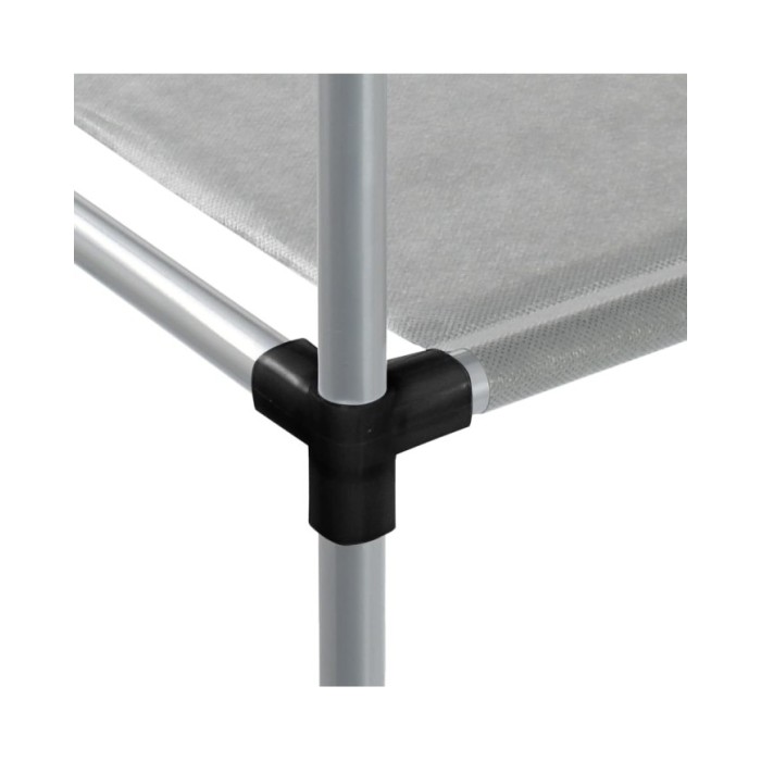 Support de rangement sur la machine à laver Gris 87x55x90,5 cm