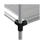 Support de rangement sur la machine à laver Gris 87x55x90,5 cm