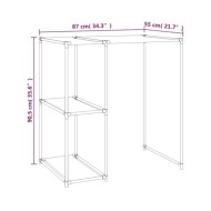 Support de rangement sur la machine à laver Gris 87x55x90,5 cm