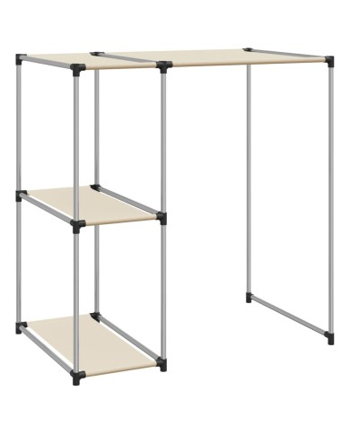 Support de rangement sur la machine à laver Crème 87x55x90,5 cm