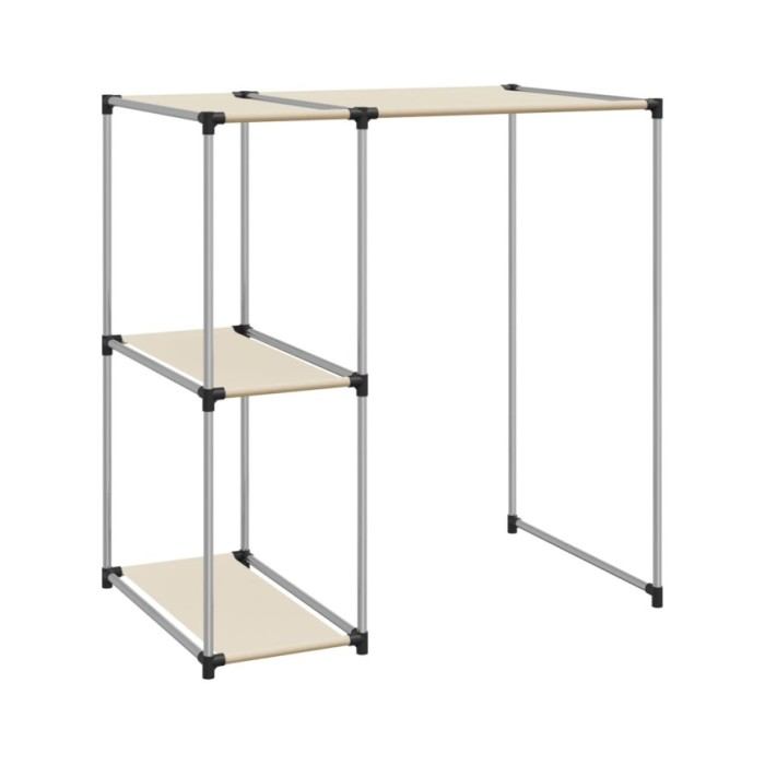 Support de rangement sur la machine à laver Crème 87x55x90,5 cm