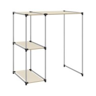 Support de rangement sur la machine à laver Crème 87x55x90,5 cm