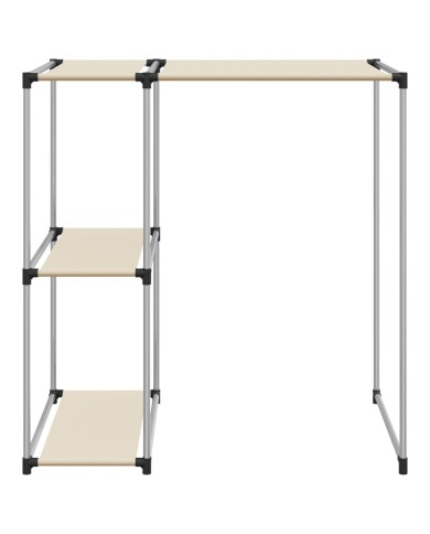 Support de rangement sur la machine à laver Crème 87x55x90,5 cm