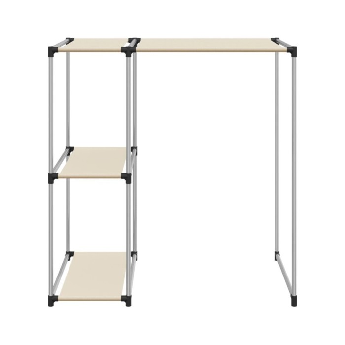 Support de rangement sur la machine à laver Crème 87x55x90,5 cm