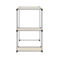 Support de rangement sur la machine à laver Crème 87x55x90,5 cm