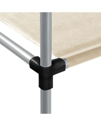 Support de rangement sur la machine à laver Crème 87x55x90,5 cm