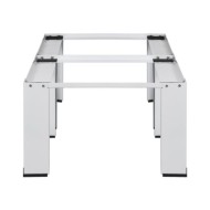 Socle double pour lave-linge et sèche-linge Blanc