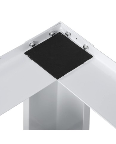 Socle double pour lave-linge et sèche-linge Blanc