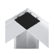 Socle double pour lave-linge et sèche-linge Blanc