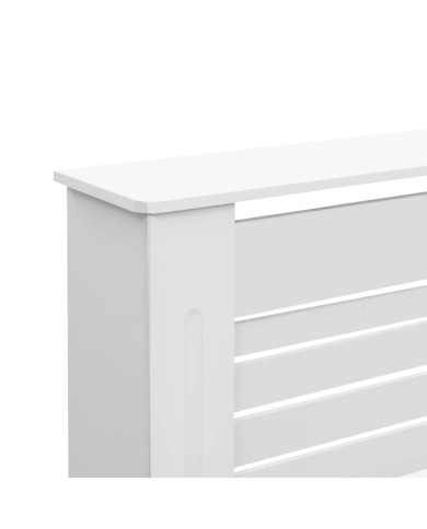 Cache-radiateur Blanc 172x19x81,5 MDF