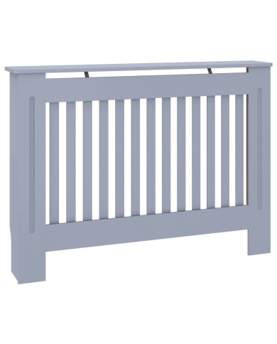 Cache-radiateur Anthracite 112x19x81 cm MDF