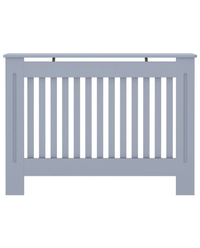 Cache-radiateur Anthracite 112x19x81 cm MDF