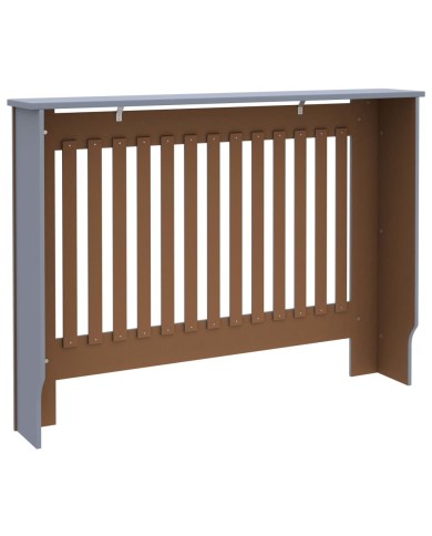 Cache-radiateur Anthracite 112x19x81 cm MDF