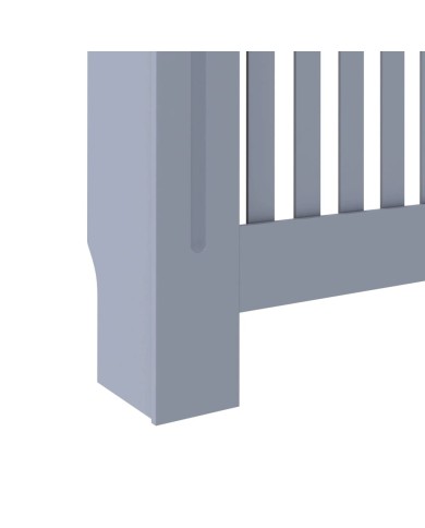 Cache-radiateur Anthracite 112x19x81 cm MDF