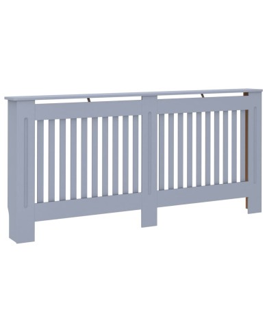 Cache-radiateur Anthracite 172x19x81 cm MDF