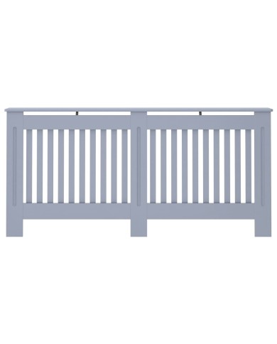 Cache-radiateur Anthracite 172x19x81 cm MDF