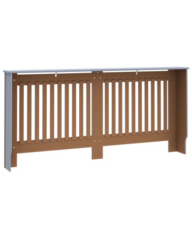 Cache-radiateur Anthracite 172x19x81 cm MDF