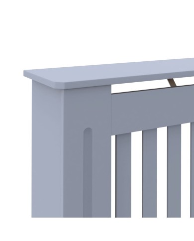 Cache-radiateur Anthracite 172x19x81 cm MDF